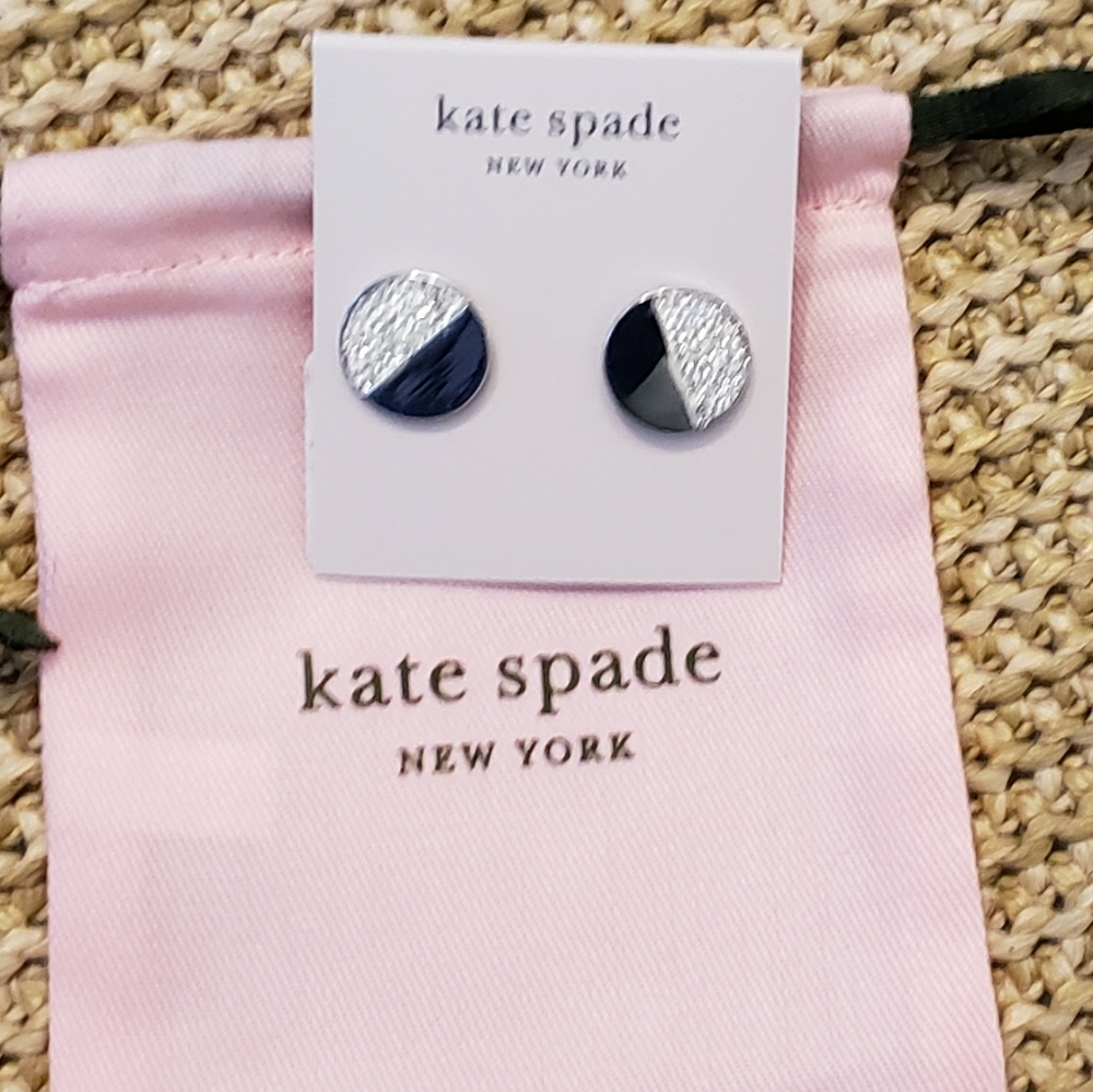 Kate Spade 🌟 mod scallop pave earrings